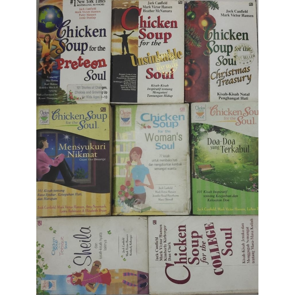 NOVEL CHICKEN SOUP RANDOM BEKAS ORIGINAL