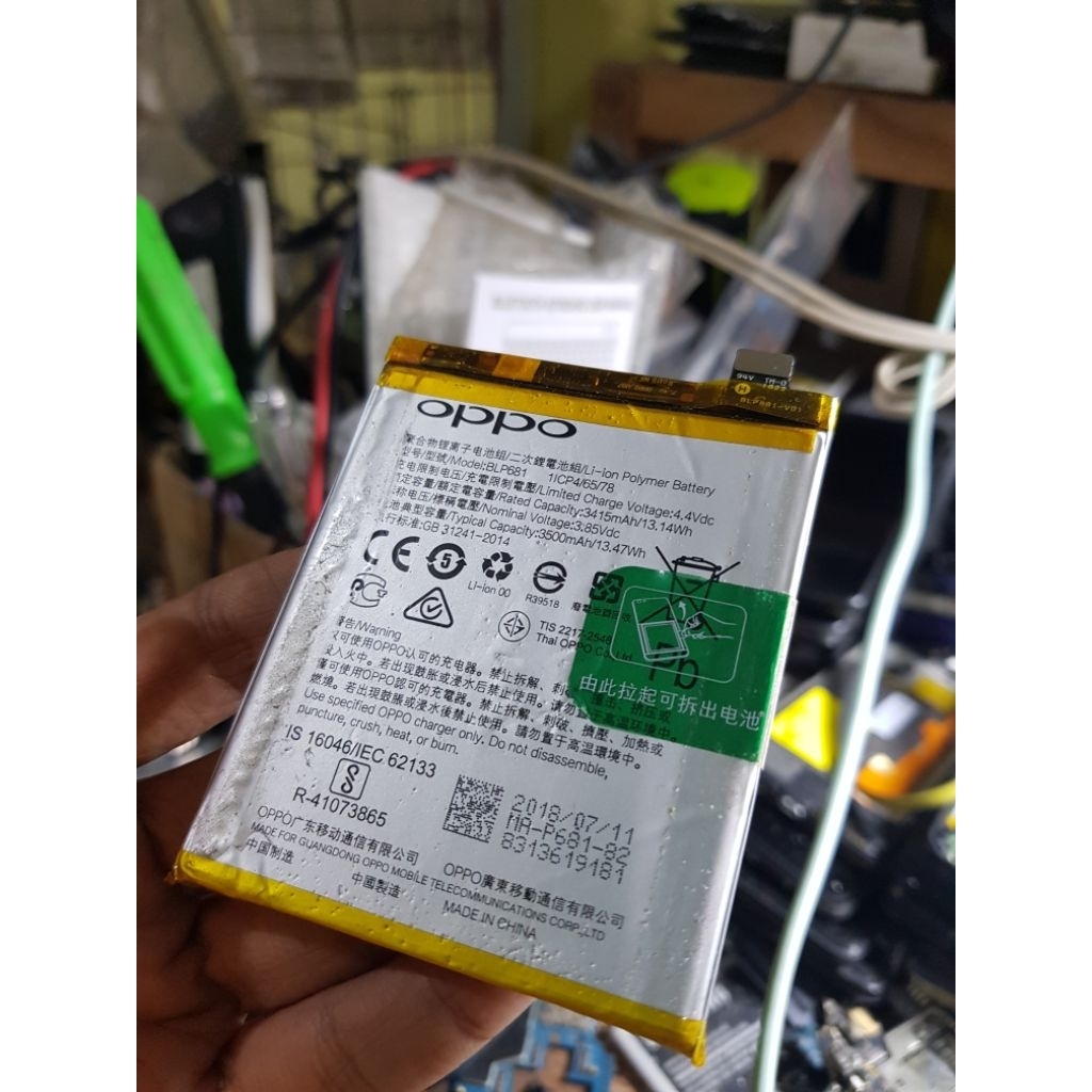 OPPO F9 BATRE ORIGINAL COPOTAN