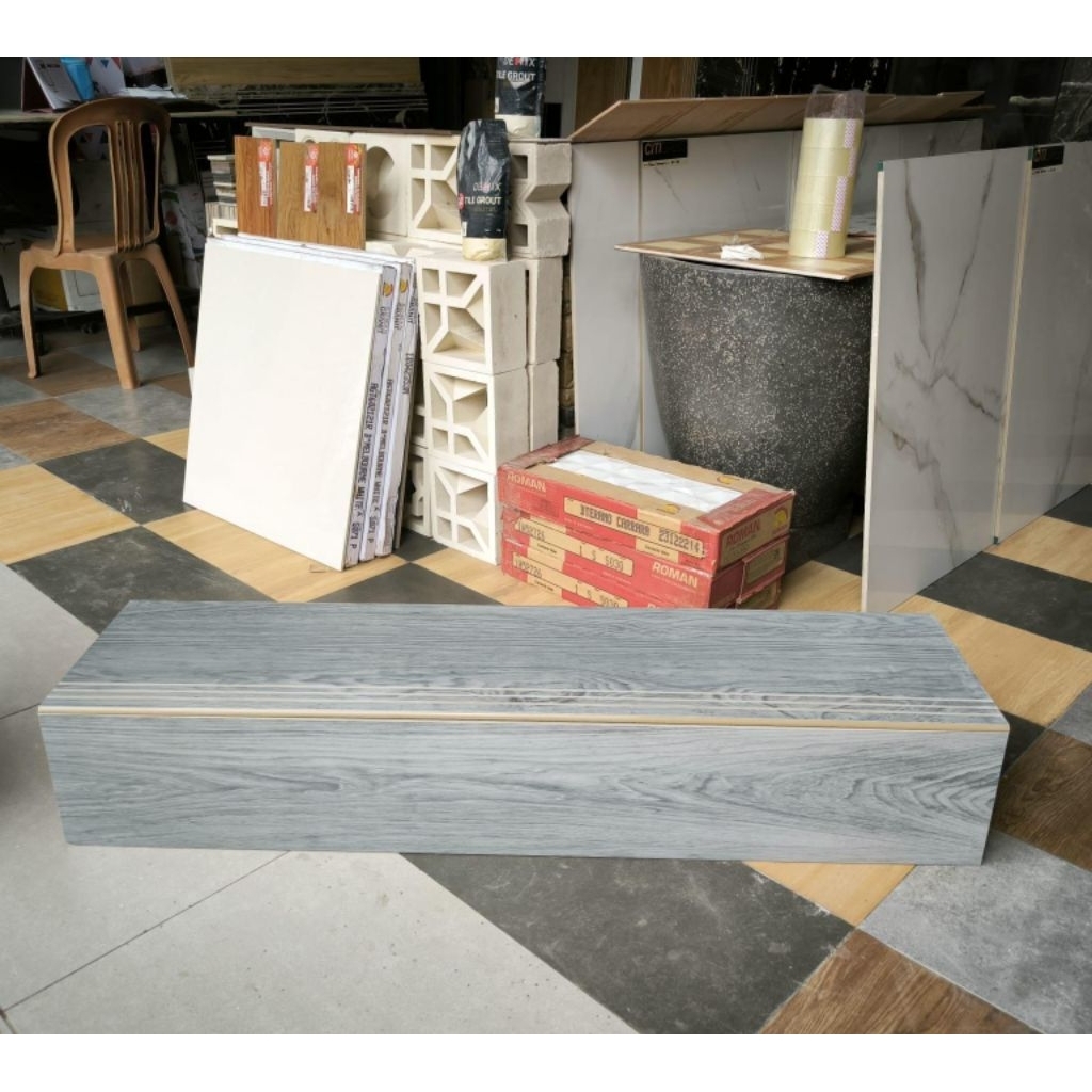 Granit anak tangga motif kayu abu 30×120+20×120 satu set