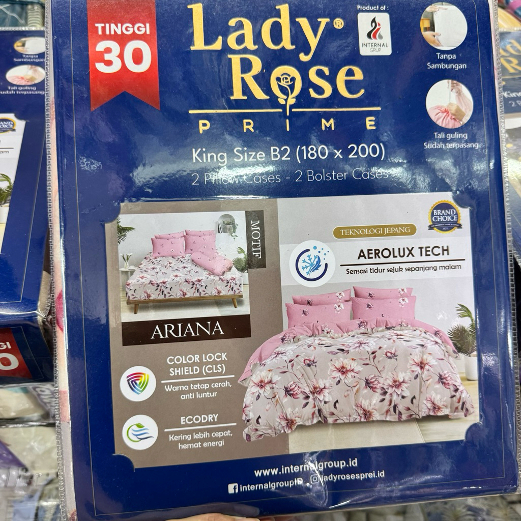 Sprei LadyRose 180x200x30