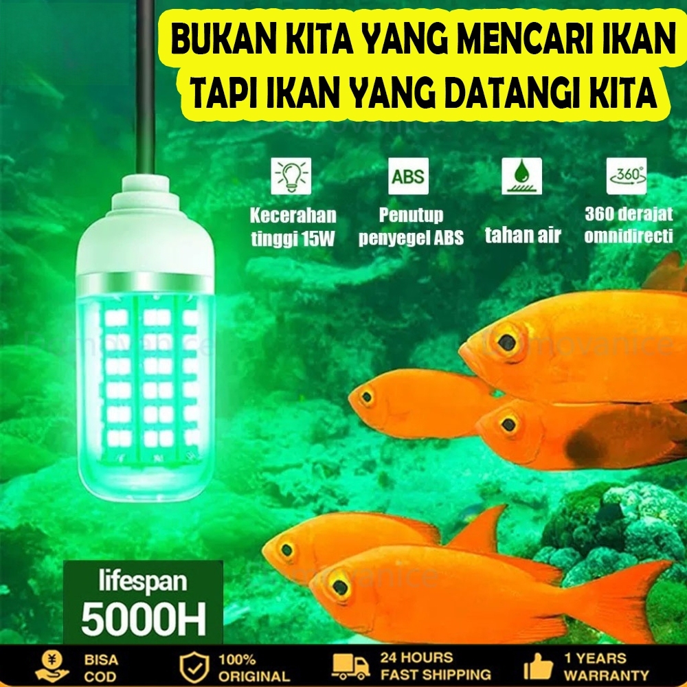 Lampu Celup 5W 12V 108 LED – Ideal untuk Memancing & Penerangan Malam