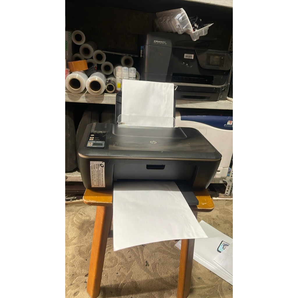 Printer hp deskjet 2520hc tinta kosong mesin normal