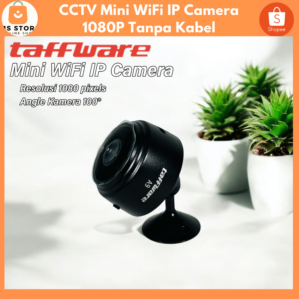 Taffware CCTV Wifi Mini Camera Tanpa Kabel / Mini WiFi IP Camera CCTV 1080P - A9