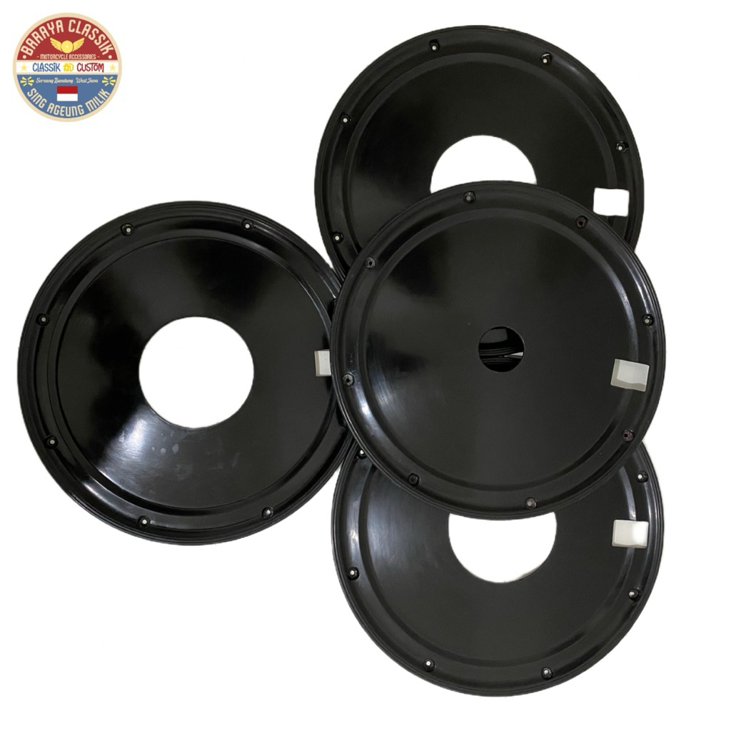 Wheeldop Penutup Dop Velg Ring 19 Depan Belakang Custom Motor Include Baut