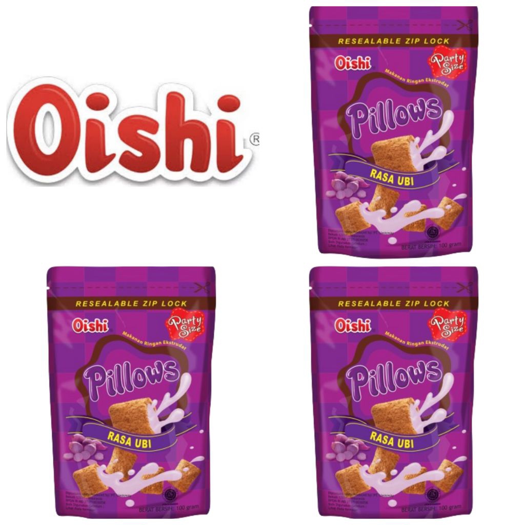 

Oishi Pillows Ubi 100 Gr