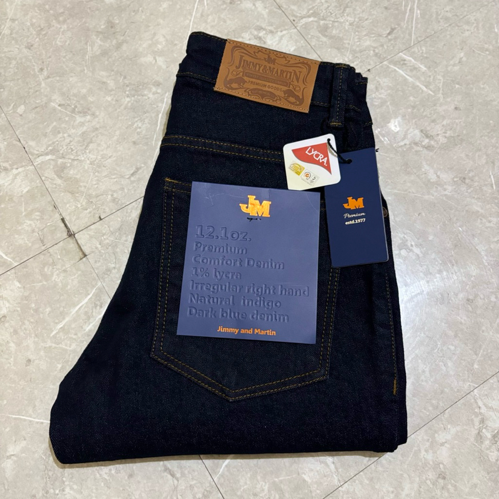 celana panjang Jimmy and Martin pria original P800-2 Slimfit