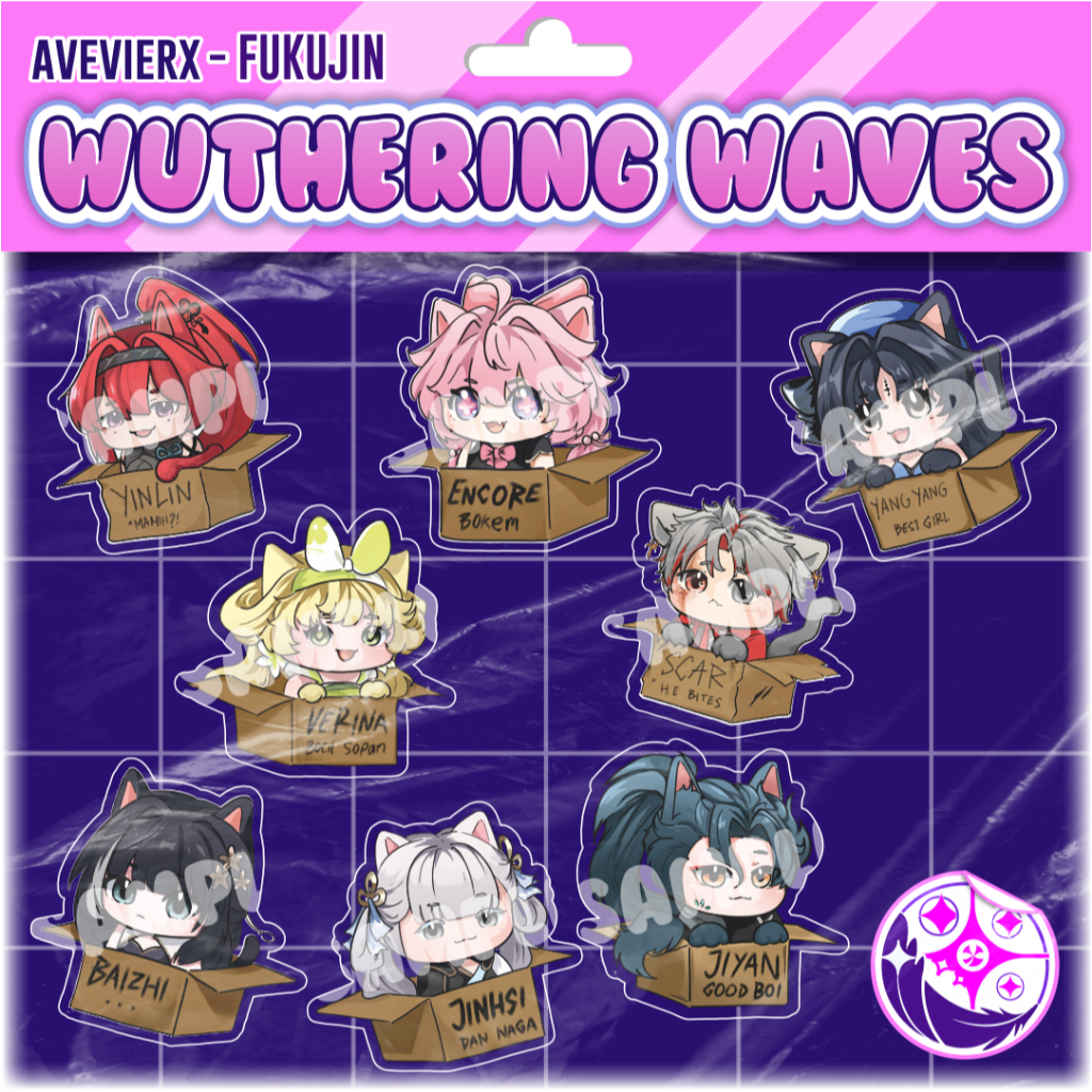 Wuthering Waves Keychain & Sticker [ FANMERCH ]