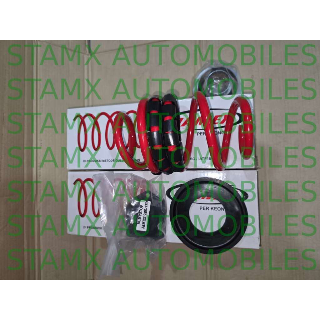COILOVER Per keong Progresif Belakang sepasang ORIGINAL ASLI merk JAMEX Toyota AVANZA / XENIA 2004-2