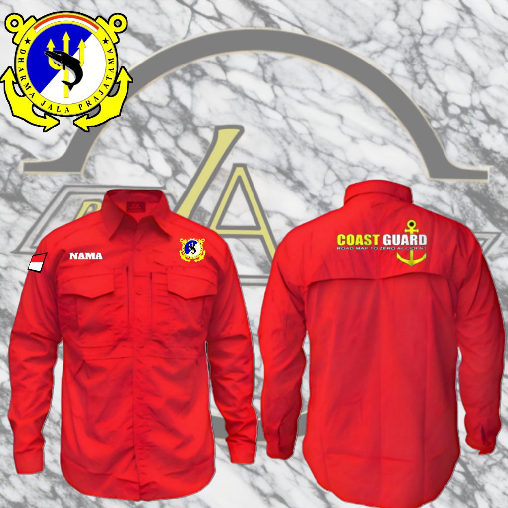 Kemeja Tactical Coast Guard / Kemeja Coast Guard / kemeja pdh coast guard / kemeja pdl coast guard /