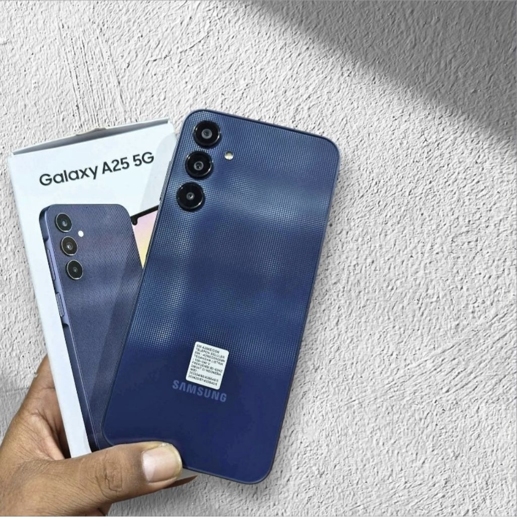 Samsung a25 5g lte versi ram8 256gb hp second original lengkap