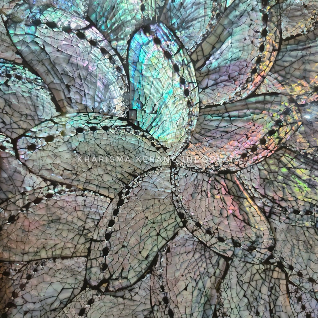 Abalone Shell Sheet Onyx Black Panel Kerang Abalon by Kharisma Kerang Indonesia