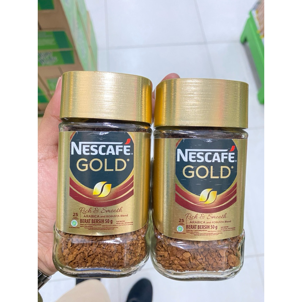 

Nescafe gold arabica dan robusta blend 50gr