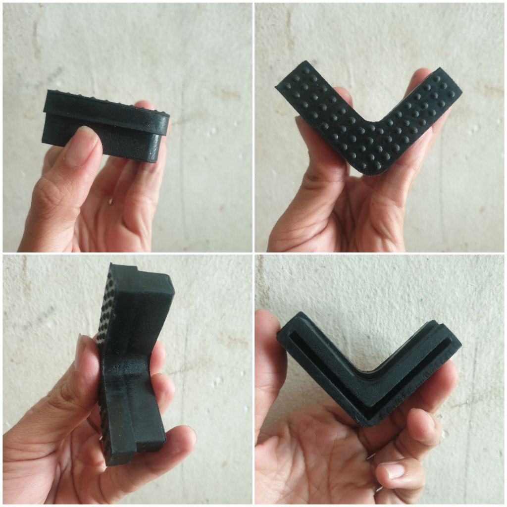 KARET SIKU 5X5 / KARET RAK BESI SIKU / KARET MEJA /KARET RAK SIKU