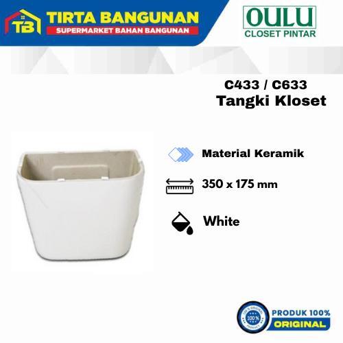 OULU C633 POT TANGKI CLOSET KLOSET TOILET WC DUDUK WHITE PUTIH