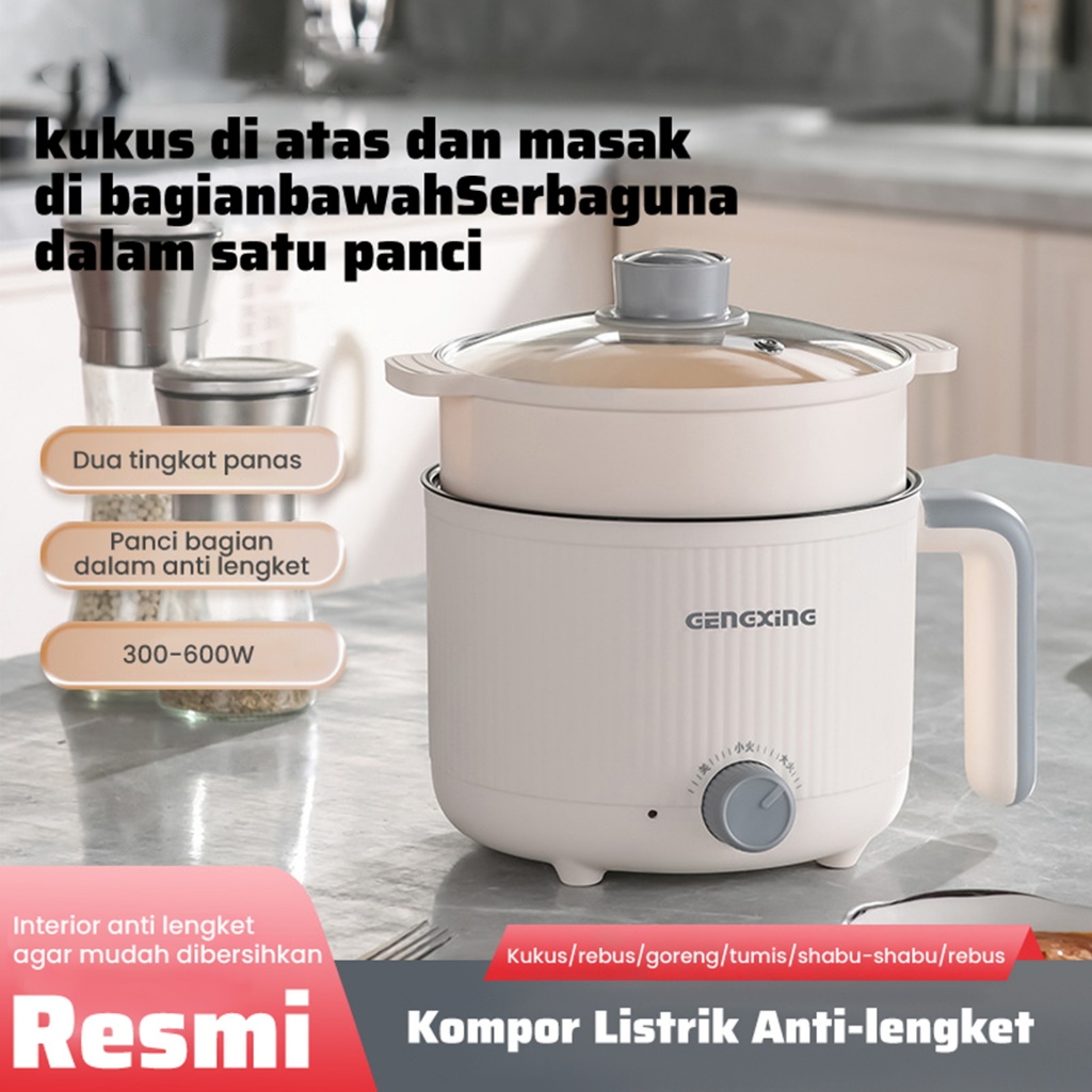 [COD]Panci Listrik Serbaguna Penggorengan Portabel Anti Lengket / Panci Listrik Multifungsi 3 In 1