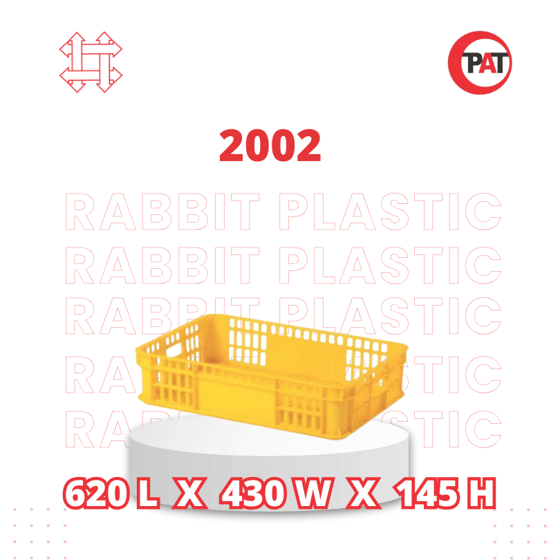 Rabbit Container Plastik Berlubang 2002