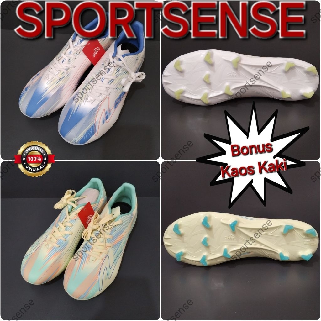 Sepatu Sepak Bola Soccer Specs Accelerator Acc LS Light Speed Lightspeed 4 Nitro pro FG Original Bon
