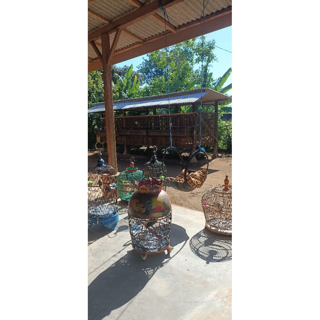 SANGKAR BURUNG| SANGKAR BURUNG BAMBU