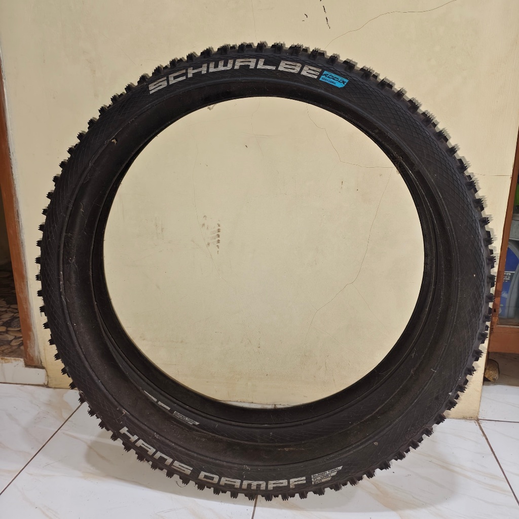 SCHWALBE HANS DAMPF EVO TIRE 27.5"x2.60" SUPER TRAIL, TLE, ADDIX SPEED GRIP ORI COPOTAN POLYGON SISK