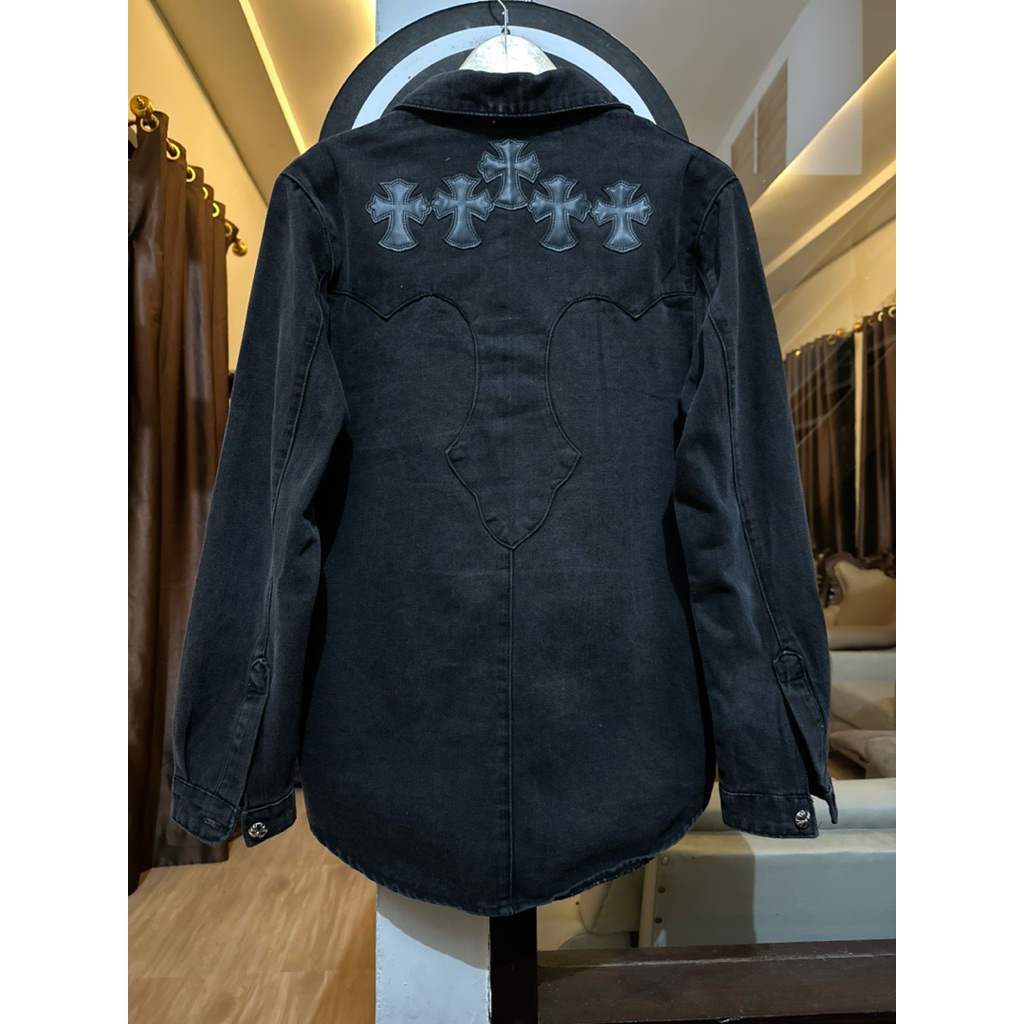 CHearts Western Cross Denim Jacket