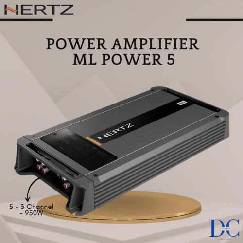Power Amplifier Mobil - Amplifier ML Power 5 Hertz - 5-3 Channel - 950 W Class D Amplifier - Premium