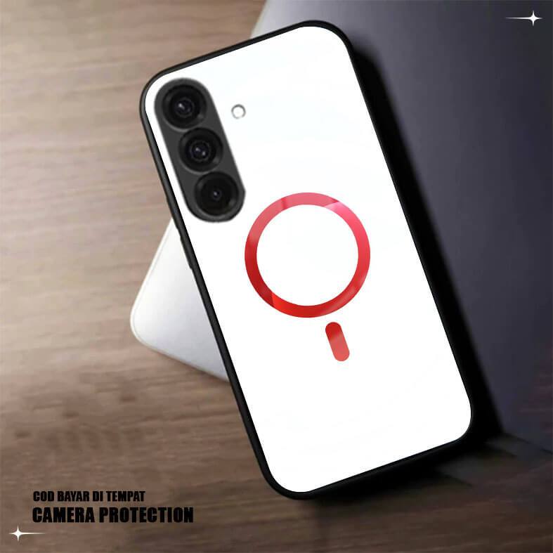 (Q71) Softcase Glass Kaca For SAMSUNG A17 TERBARU 2025 - Case Hp Terbaru Anti Air TPU Softcase Murah