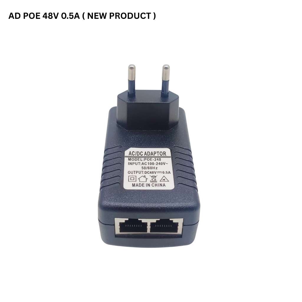 AD POE 48V 0.5A Adaptor Poe 48V 0.5A Poe Adaptor 48V 0.5A AD POE 48V 0.5A Adaptor Poe 48V 0.5A