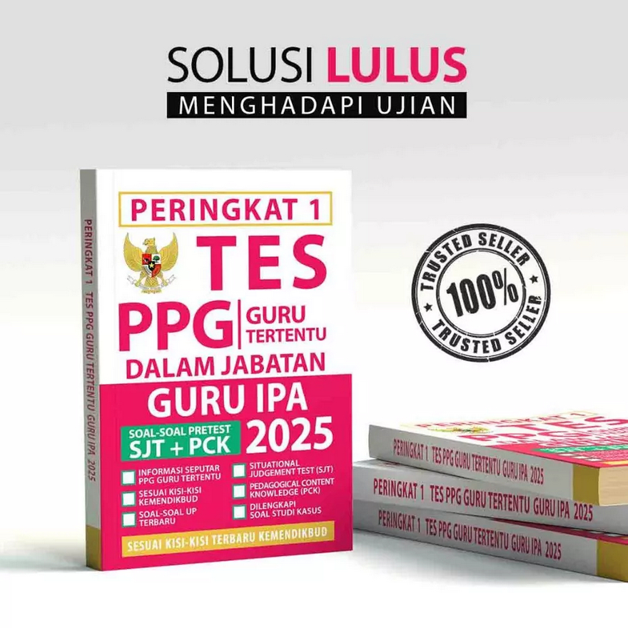 Buku Tes PPG Guru Tertentu Guru IPA 2025 - PPG Guru Dalam Jabatan Guru IPA 2025