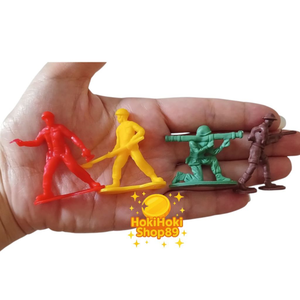Mainan Tentara Kecil/Miniatur Tentara/Mainan Edukasi Anak/Mainan Murah/Mainan Patung