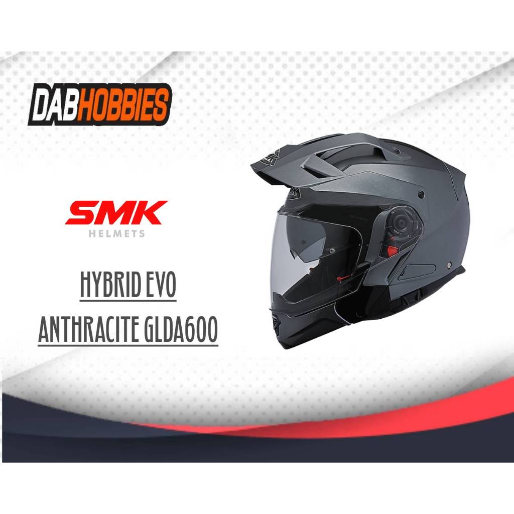 HELM SMK HYBRID EVO | MODULAR HYBRID DUAL PURPOSE | SNI DOT