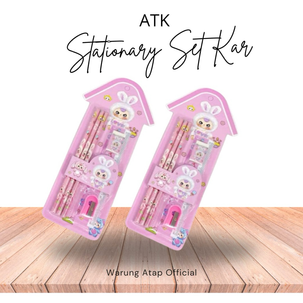 

Stationary Set Kar Alat Tulis Mix Motif
