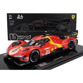 ORIGINAL ASLI Bburago Deluxe 1/18 2023 Ferrari 499P Le Mans Diecast