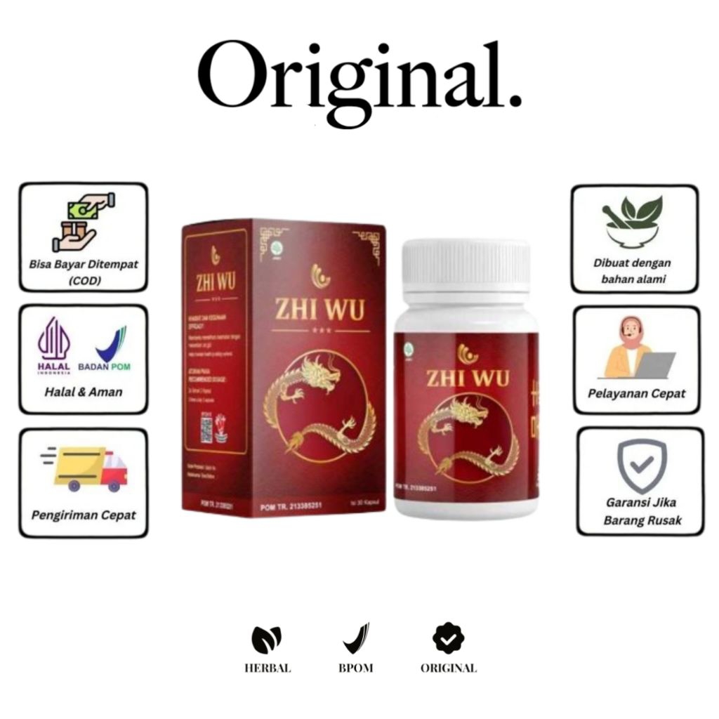 ZHI WU - Obat Herbal Cina Saraf Kejepit Nyeri Pinggang