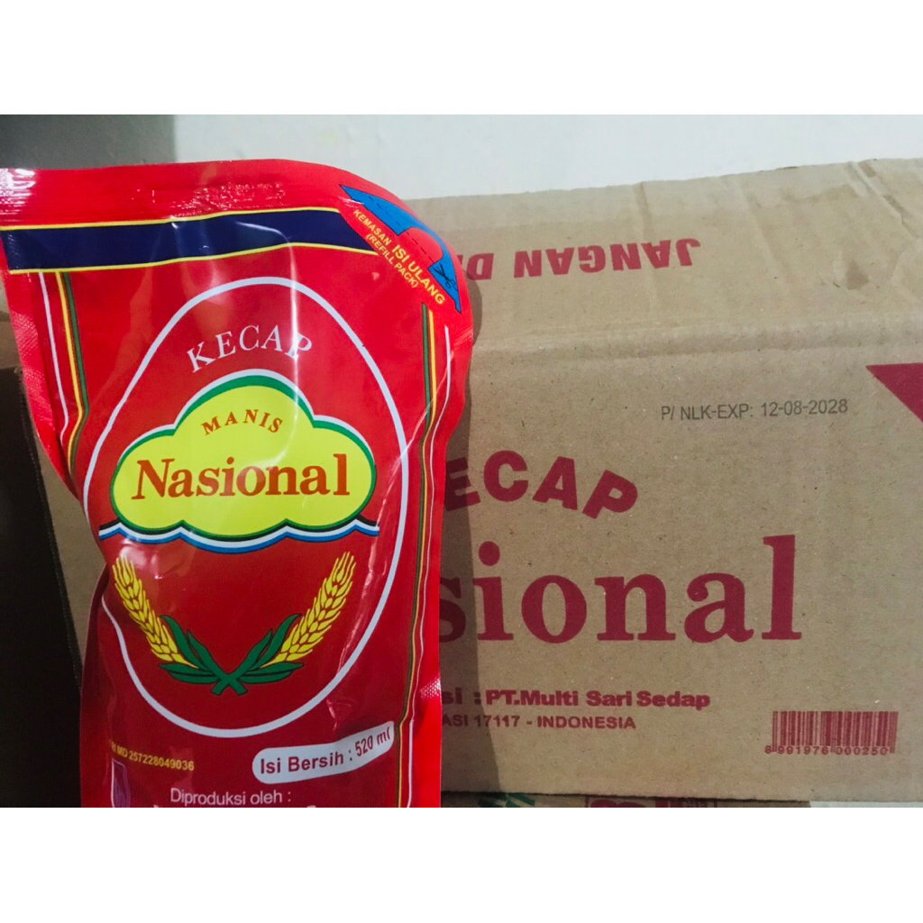 

Kecap Nasional 520ml 1 Dus (isi 12)