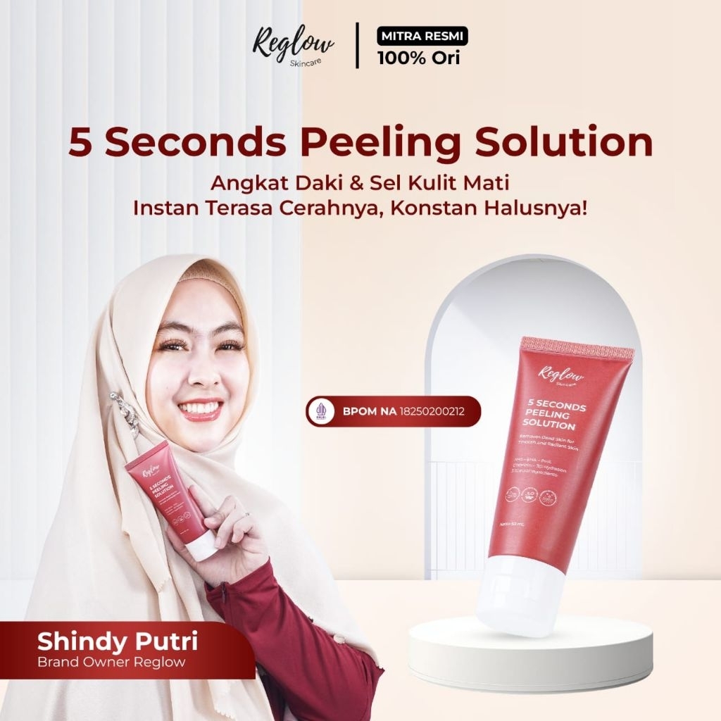 REGLOW - PEELING GEL 5 SECONDS PEELING SOLUTION | Serum Wajah dan Badan | BISA COD