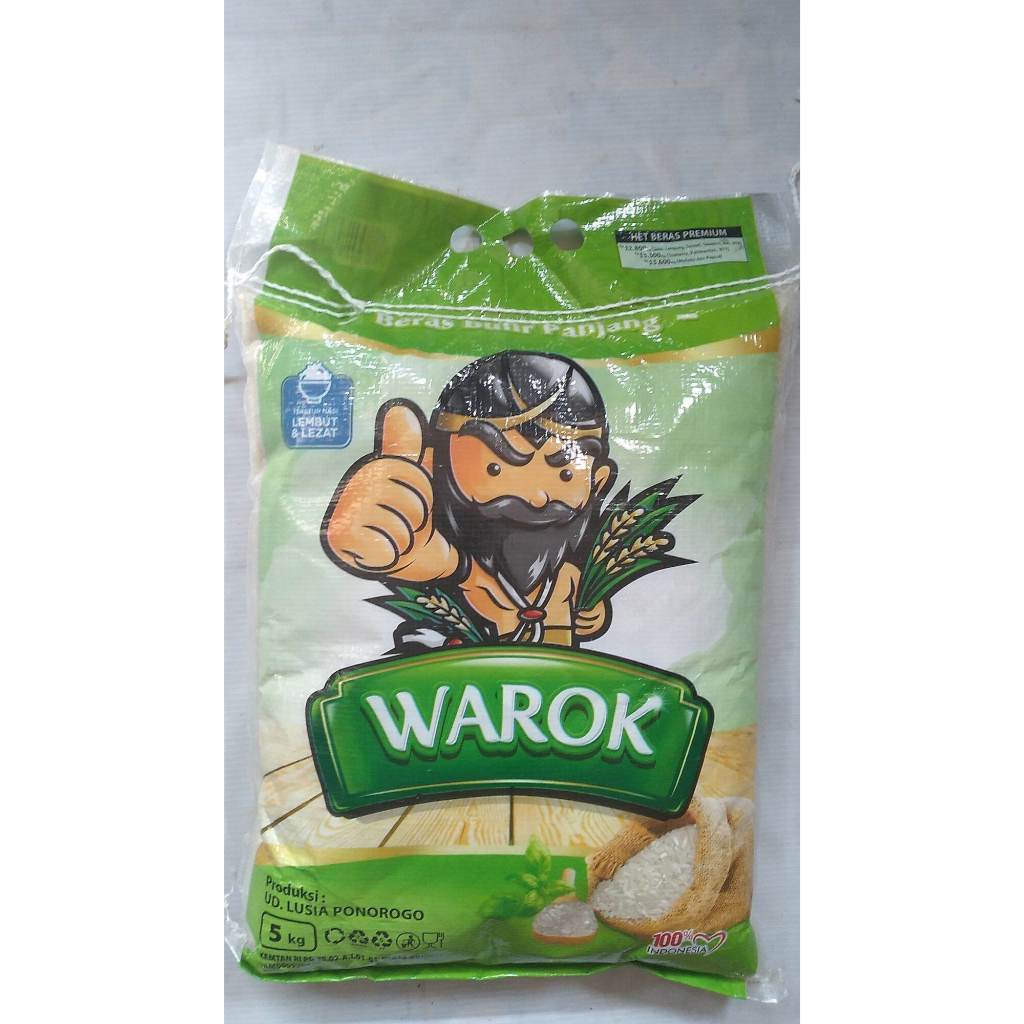 Beras Warok Beras Medium 5kg Putih Pulen dan Wangi