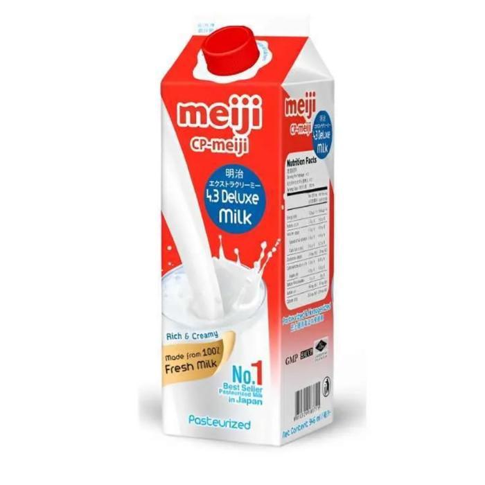 

Meiji Fresh Milk 4,3 Fat Deluxe / Susu Pasteurisasi 946 Ml