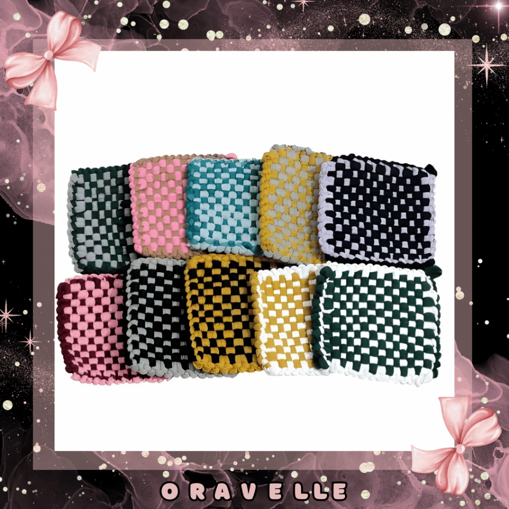 ORAVELLE Cempal Anyam / Cempal Pegangan Panci / Cempal Tatakan Panci Panas / Pegangan panci Penggore