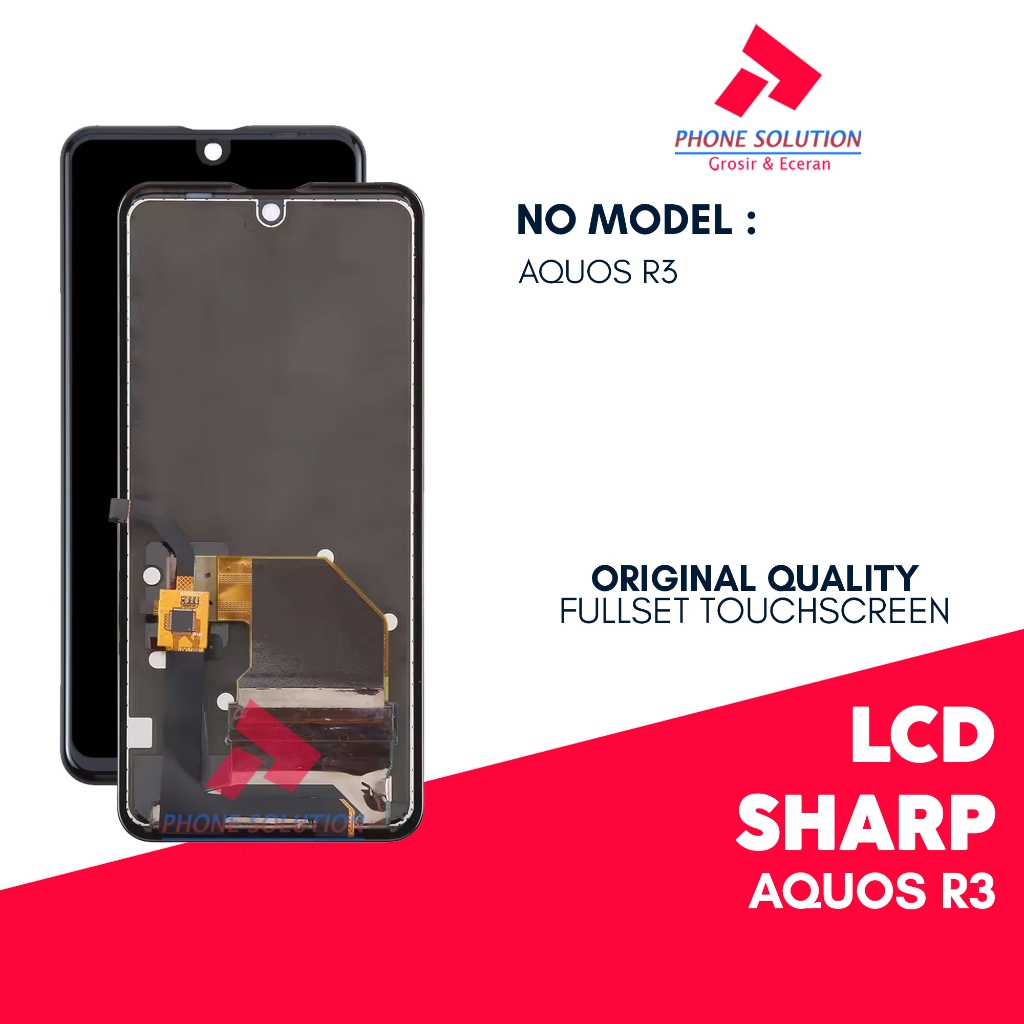 LCD Sharp Aquos R3 - Fullset Touchscreen