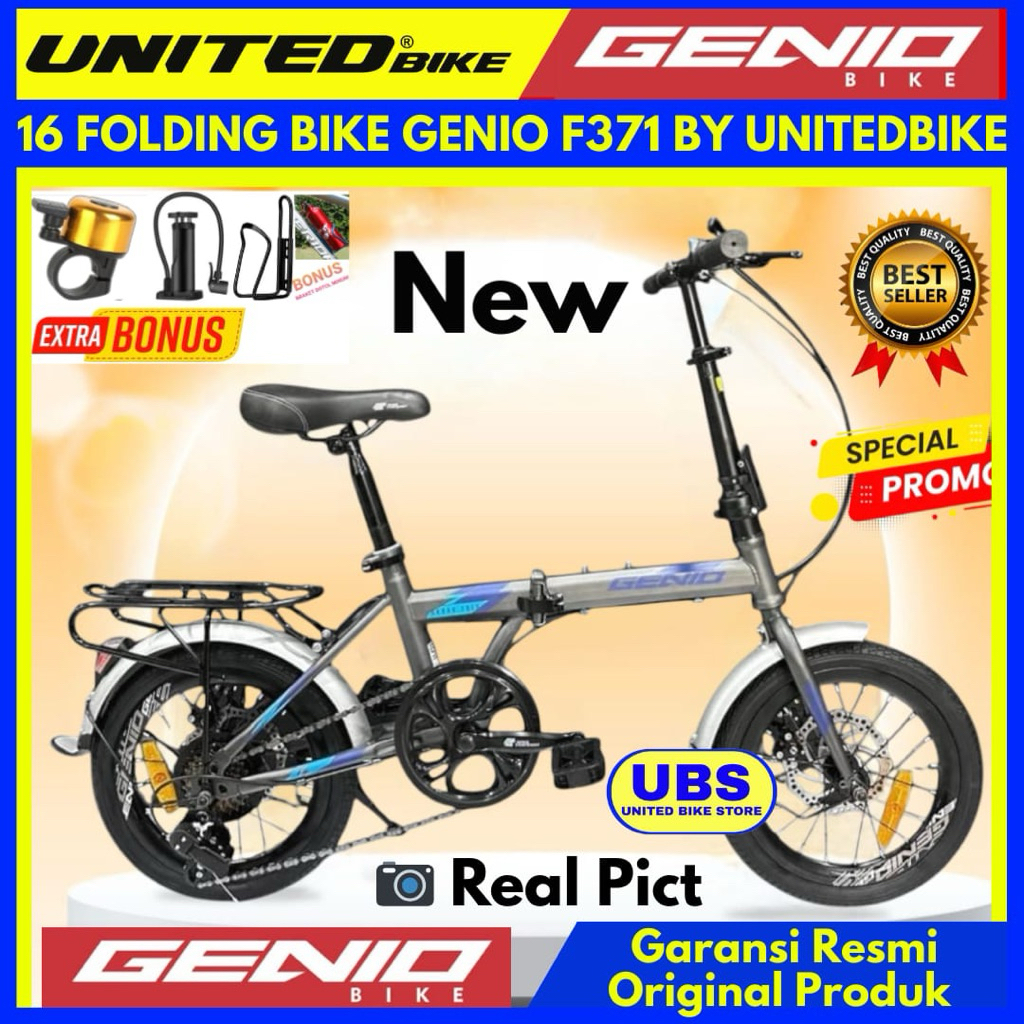 Sepeda Lipat 16 Genio F371 BY UNITEDBIKE New
