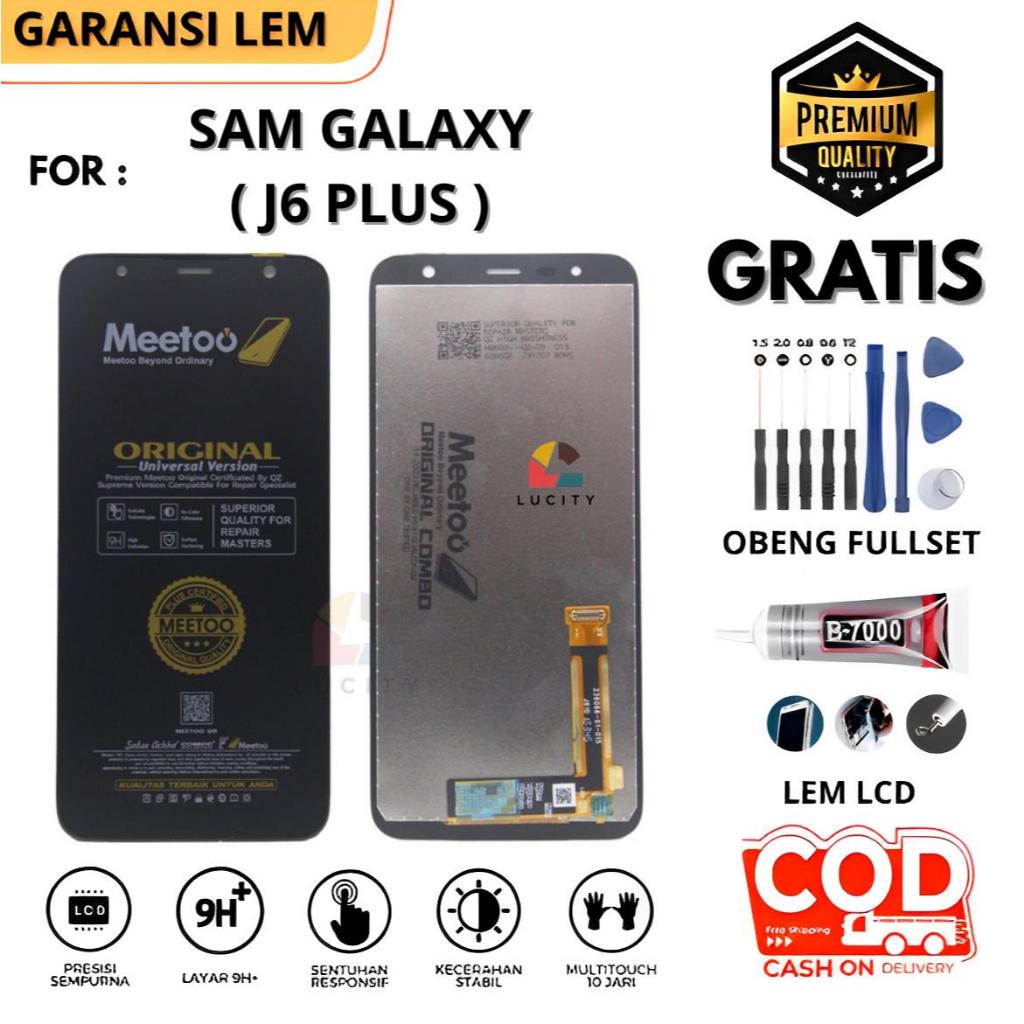 Lcd Touchscreen SAMSUNG GALAXY J6 PLUS > Fullset OriginaL Layar HP 100% Bisa COD Bayar ditempat
