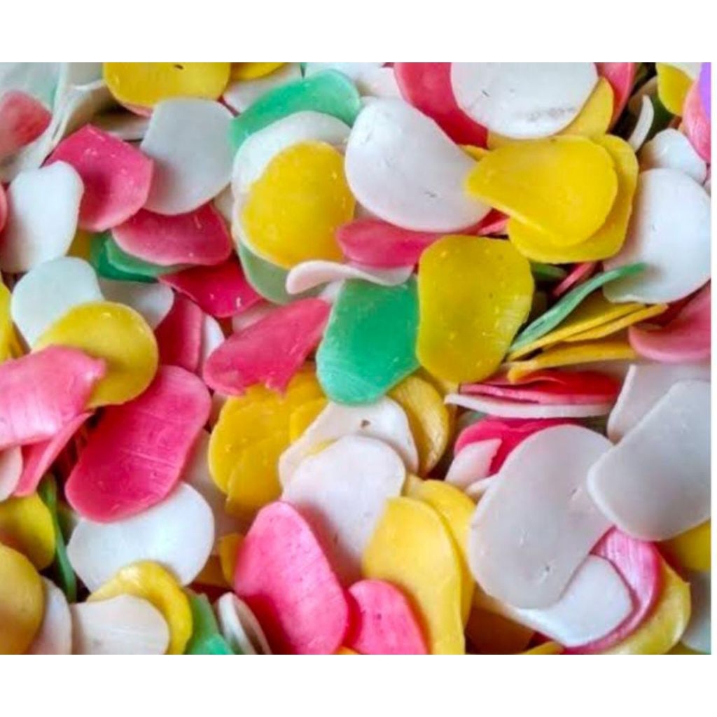 

krupuk bawang warna 1 kg