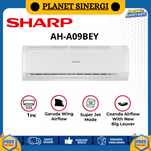 AC SHARP AH-A09BEY 1 PK R32 LOW WATT GARANSI RESMI