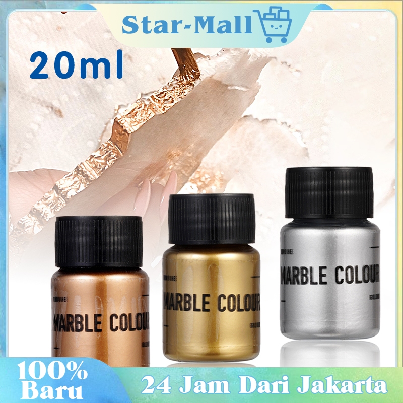 

20ml Bubuk Resin Pewarna Resin Metalik Mica Powder Bubuk Pewarna Mica Metallic Pigment Pewarna Resin