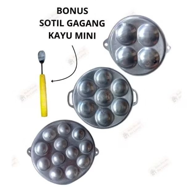 Cetakan Telur Congkel Cilor Maklor Baklor Takoyaki / Cetakan Kue Apem / Cetakan Kue Cubit / Cetakan 