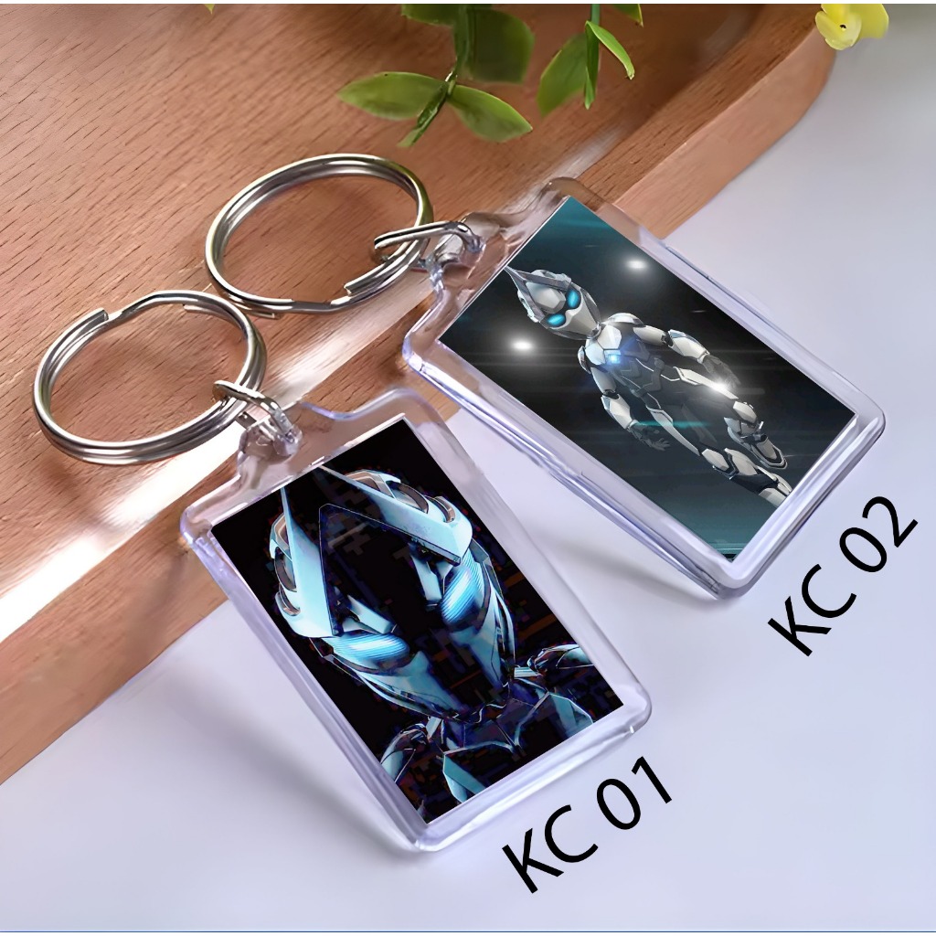 Keychain Ejen Satria Ejen Ali  - Ganci Kartun  - Gantungan Kunci - Ejen Satria