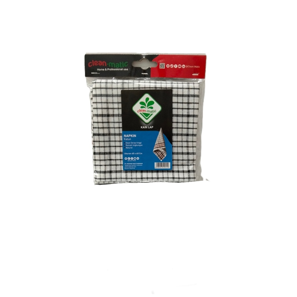 Serbet Premium Kain Lap Piring dapur Katun Halus 520220 Cleanmatic