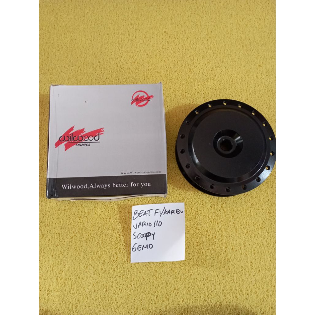 Tromol Vario 110 Beat Scoopy Genio Belakang Black hitam original Wildwood