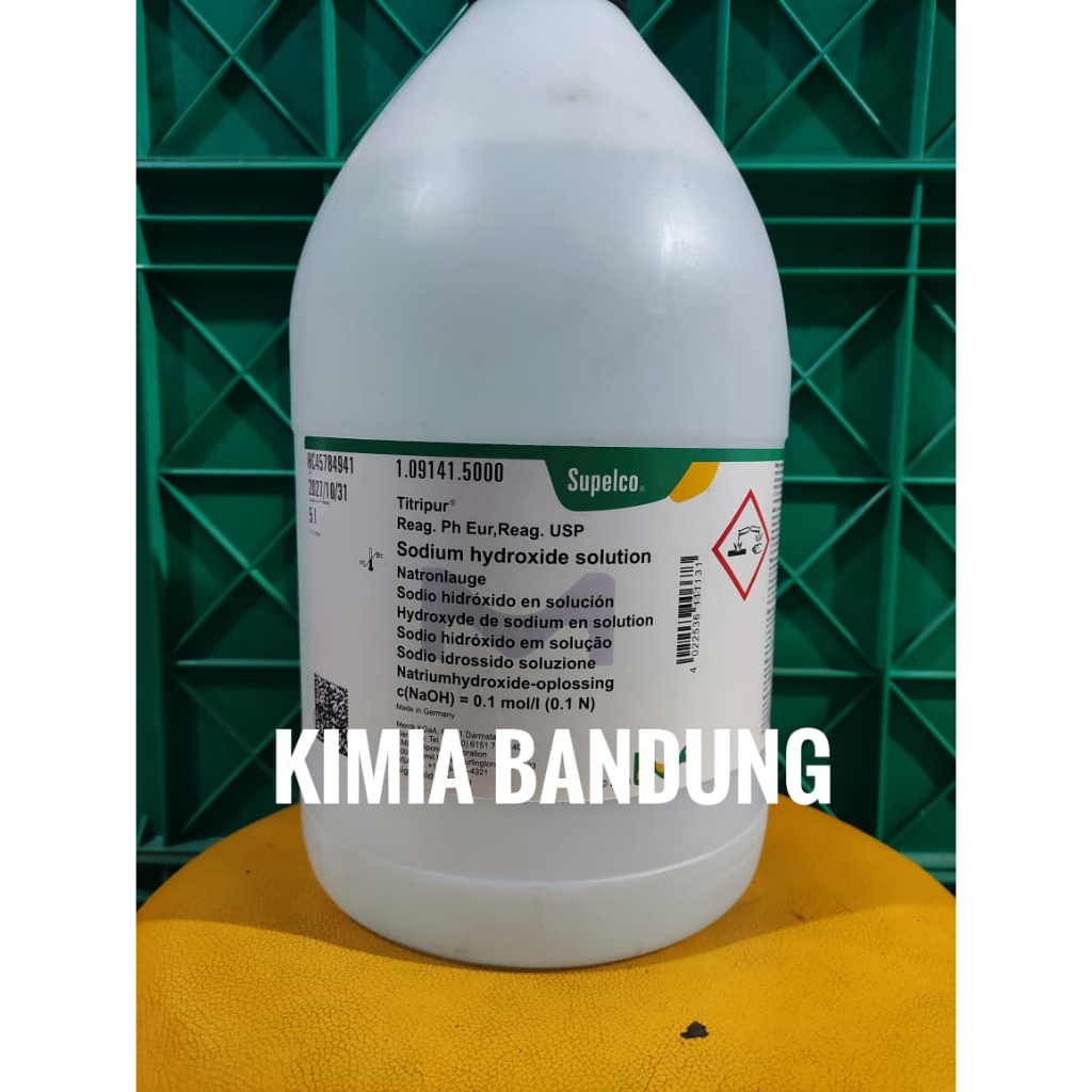 SODIUM HYDROXIDE SOLUTION 0.1 MOL / MERCK 109141 - 5L ORIGINAL