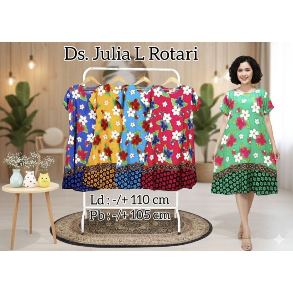DASTER JULIA ROTARY// DADTER MURAH//DASTER RAYON//DASTET AQILAH